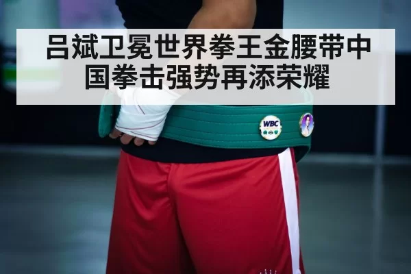 吕斌卫冕世界拳王金腰带中国拳击强势再添荣耀
